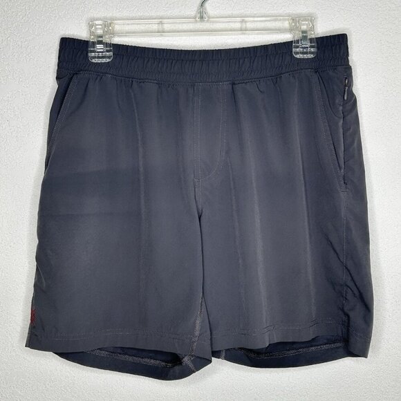 Rhone Shorts Mens Medium Gray Lightweight Performance Stretch Athletic Gym M - Picture 1 of 16